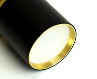 Светильник подвесной 35w GU10 черный/золото ML1868