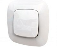 Valena ALLURE Переключатель 1-кл с лиц панелью бел 752706
