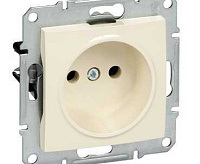 SEDNA Розетка 1-я б/з беж SDN2900147