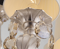 Люстра металл 10098/8 серебро/тонированный хрусталь