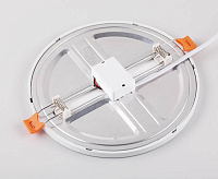 Светильник встраиваемый 20W 4000K белый (круг) c рег монт диам (до 210мм) AL508