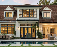 Светильник садово-парковый&nbsp;&nbsp;60W 230V E27 IP44 черный, на стену вниз PL201