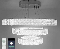 Люстра светодиодная "AKRILIKA" 120W 3R-APP-600-CHROME/CLEAR-220-IP20 