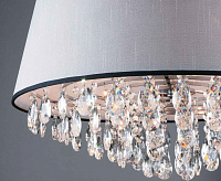 Люстра металл 10092/5 хром/прозрачный хрусталь