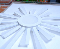 Люстра светодиодная "TERESA" 100W R-APP-680x50-WHITE/WHITE-220-IP20