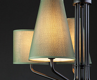 Люстра 70074/5 черный сн/пр