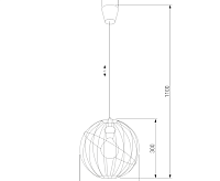 Подвесной светильник TK LIGHTING 1630 Orbita White 1