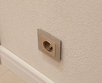 Веркель Розетка 1-ая с/з (шампань рифленый) WL10-SKG-01-IP20