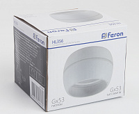 Светильник потолочный GX53 12W 230V белый HL356