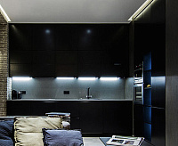 Накладной светильник "PLUTON" 40W RGB-400-SHINY-220-IP44