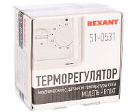 Терморегулятор механический с датчиком температуры пола REXANT 51-0581