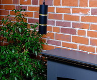 Светильник подвесной 35w GU10 черный/золото ML1868