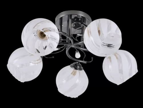 Люстра 75614/5 BK+CR Люстра 75614/5 BK+CR