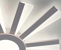 Люстра светодиодная "TERESA" 70W R-APP-550x50-WHITE/WHITE-220-IP20