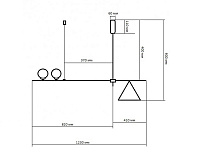 Люстра Пулл черный 07620-2+1,19