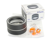 Светильник потолочный GX53 12W 230V черный HL455