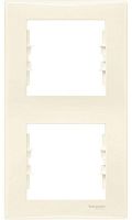 SEDNA Рамка 2-ная вертикальная беж SDN5801147