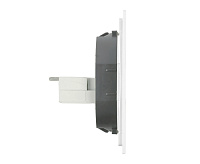 Мия Розетка компьютерная RJ-45 2х местная, белая магнолия, RST00-3111-01