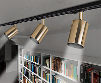 Трековый светильник PTR 26 GU10 GL (золото) IP20 Jazzway