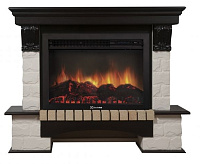 Портал Firelight Forte 30S камень белый, шпон венге