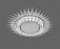 Светильник с подсветкой GX53 CD4020 15W 4000К  прозрачный хром