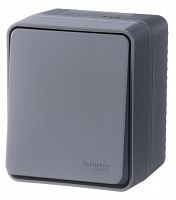 AtlasDesign Profi54 Антрацит Переключатель 1-кл IP54 ATN544061