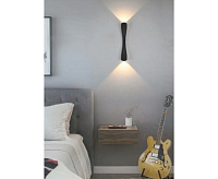 Настенный светодиодный светильник NUOVO 3000К IP54 черный düwi 24327 4