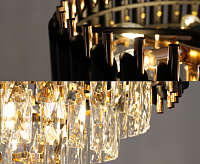 Люстра SANDRA 12хE14-750x1000-BKGD/CRYSTAL-220-IP20