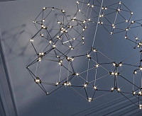 Подвесной светильник 90168/5 черный жемчуг