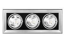Светильник встраиваемый карданный PSP-S 313&nbsp;&nbsp;3x9W 4000K 24° GREY IP40 Jazzway