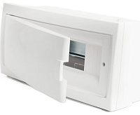 Бокс навесной 12 модулей IP20, непрозрачная белая дверца, Stekker