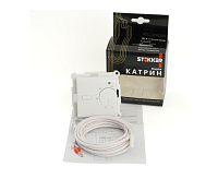 Катрин Терморегулятор механический для теплого пола 250В 3500Вт белый GLS00-7117-01