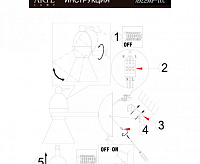 Спот PICCHIO A9229AP-1CC сн/пр