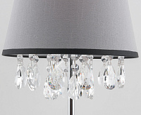 Настольная лампа 01136/1 хром/прозрачный хрусталь