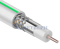 Кабель (спутниковый) MARS 4K Cu/Al/CuSn 75 Ом белый 01-2501 сн/пр