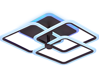 Люстра светодиодная FA535/3 CF 118 W  кофе (пду радио 2.4) сн/пр