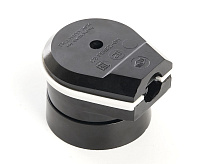 Вилка с розеткой разборные, открытой установки с заземлением, для плит, 250В, 32А, черные, PPG32-51-20