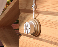 Веркель Изолятор без винта 50шт. (белый) Ретро WL18-17-02