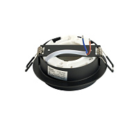 Светильник встраиваемый GX53 DL507 15W черный, круг