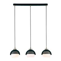 Подвесной светильник 50106/3 античная бронза/черный