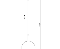 Подвесной светильник 50120/1 хром