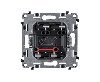 Valena LIFE Выключатель 2-кл с лиц панелью безвинт зажимы сл кость 752505