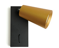 Накладной светильник&nbsp;&nbsp;35W GU10 золото/черный ML1850