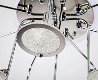 Потолочный светильник 80109/12 хром/синий+фиолетовый spider паук  Потолочный светильник 80109/12 хром/синий+фиолетовый spider паук