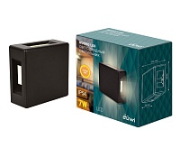 Настенный светодиодный светильник NUOVO 3000К IP54 черный düwi 24268 0