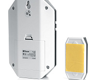 Звонок электрический дверной (30 мелодий) белый Е-377