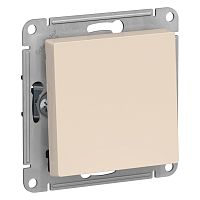 AtlasDesign Беж Переключатель 1-кл перекрестый ATN000271
