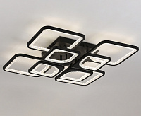 Люстра светодиодная FA4424/4+4 BK черный 150W (пду)