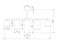 Люстра 60151/7 хром