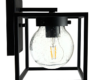 Светильник садово-парковый  60W 230V E27 IP44 черный, на стену вниз PL701